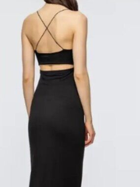 T by Alexandar Wang Black Tank Dress